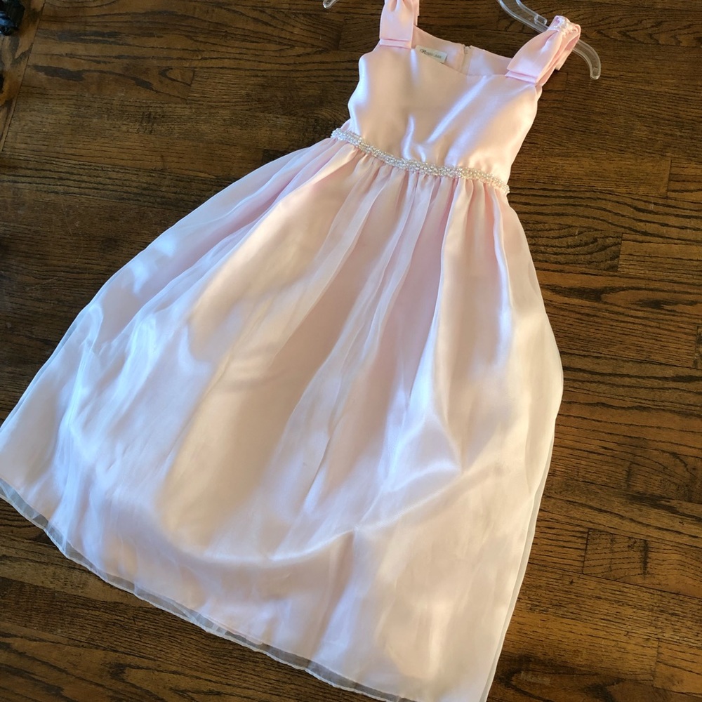 Girls junior brides maid or flower girl dress